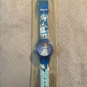 Cinderella Blue Character Wristwatch